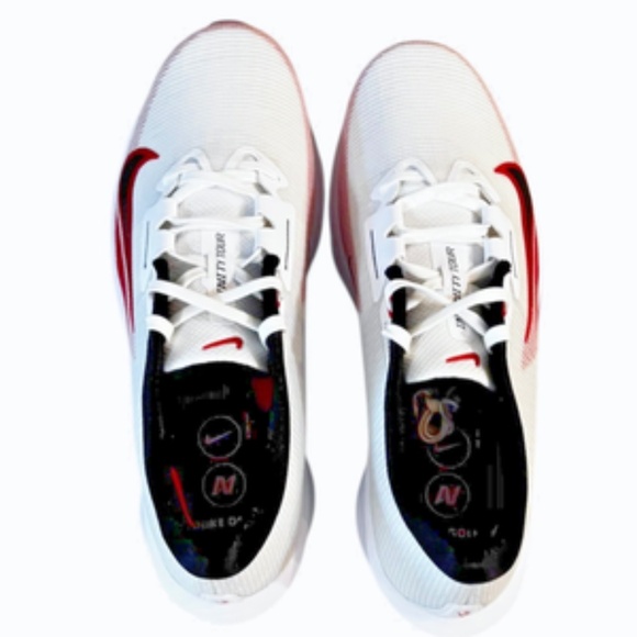 Nike Infinity Tour 2‎ Mens Golf Shoes Size 11.5 White Red